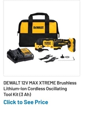 Dewalt 12V MAX XTREME Brushless Lithium-Ion Cordless Oscillating Tool Kit