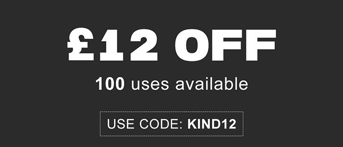 £12 OFF WITH CODE: KIND12