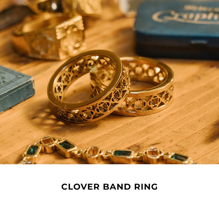 Clover Band Ring