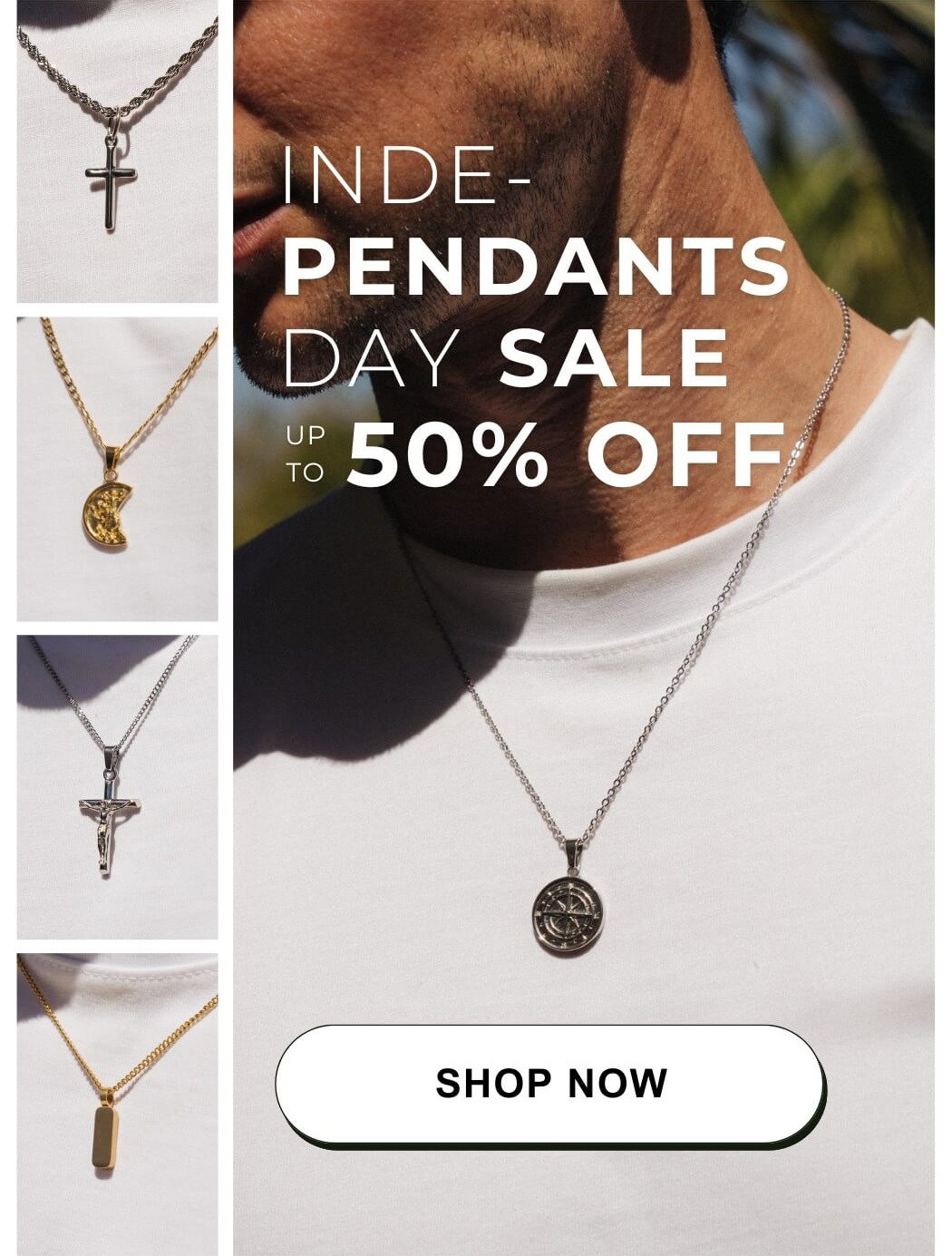 50% OFF PENDANTS