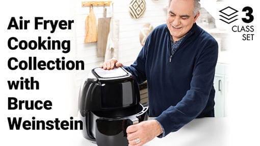 Air Fryer Cooking Collection with Bruce Weinstein 3-Class Set