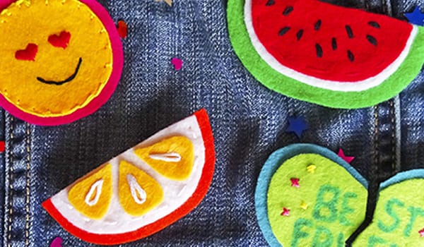 These Cute Iron-On Felt Patches Are Super Easy for Kids to Make