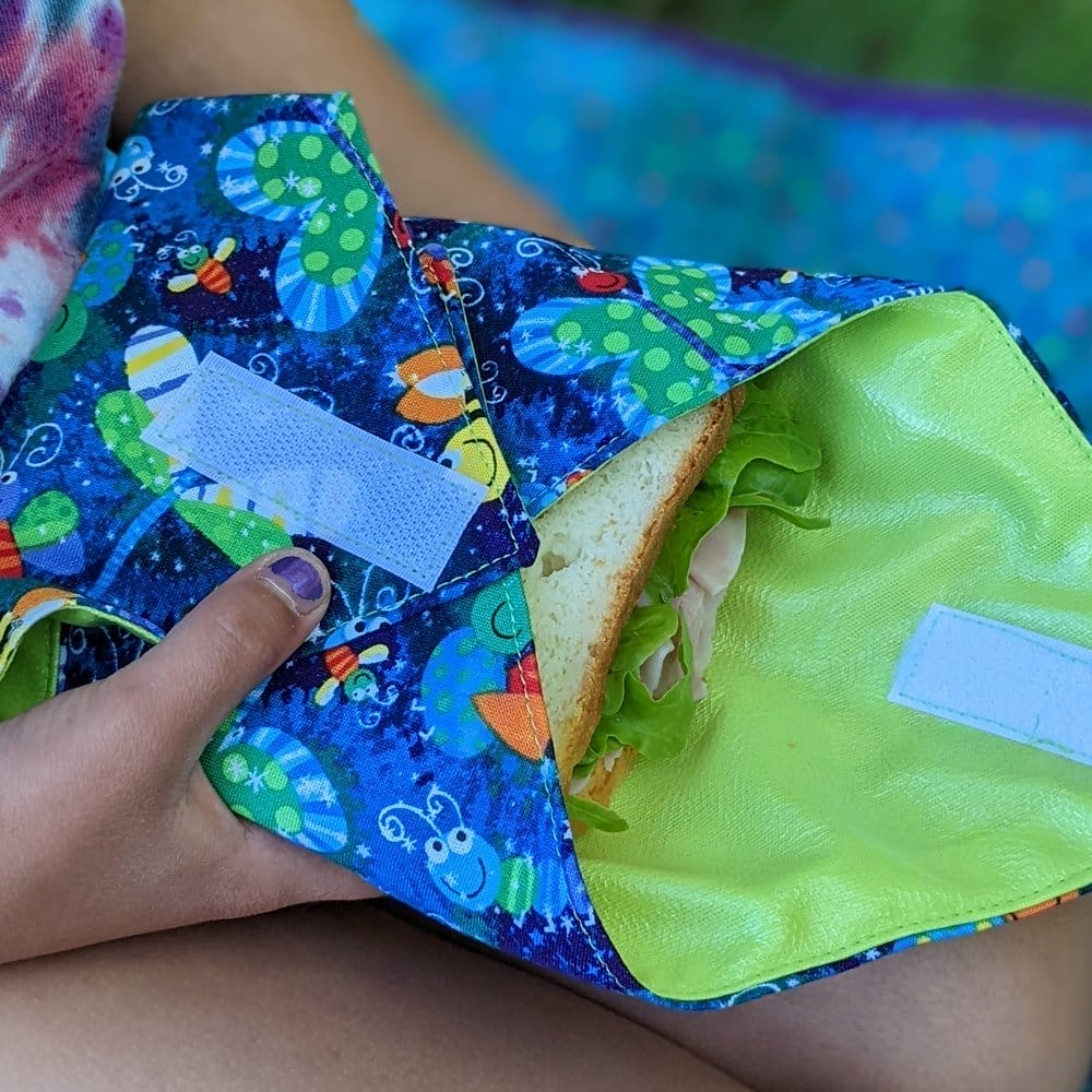 Reusuable Fold-Up Sandwich Bag