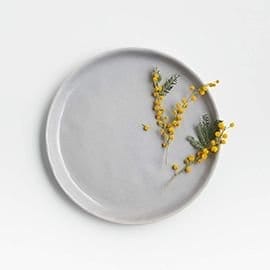 Mercer Grey Appetizer Plate