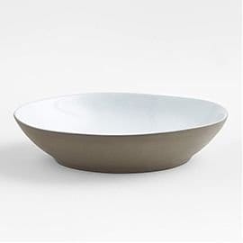 Marin Recycled Stoneware Low Bowl