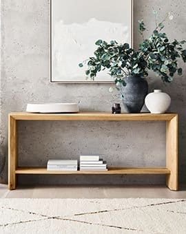 console tables