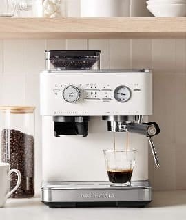 ends today: up to \\$200 off select KitchenAid® espresso machines and coffee grinders‡