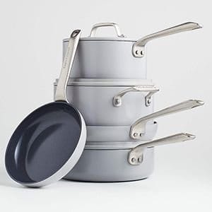 Crate & Barrel EvenCook Ceramic™ Non-Stick Cookware Set