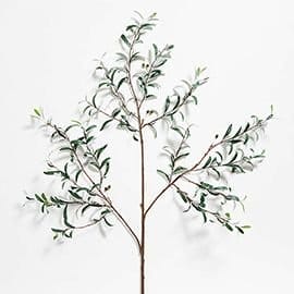 Large Faux Olive Stem