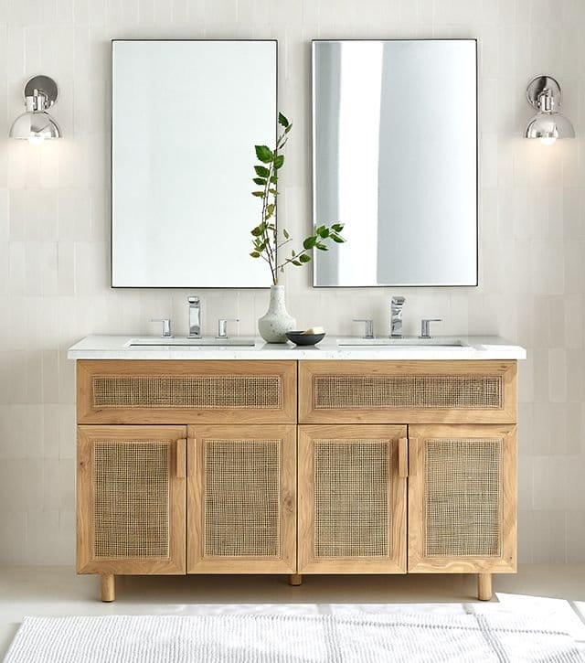 an easy-breezy bathroom