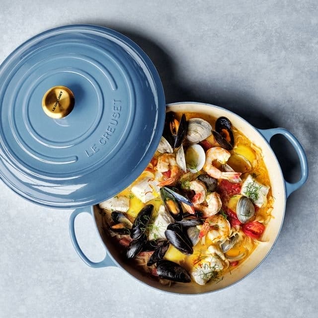 \\$150 off Le Creuset 6.75-qt round wide dutch oven