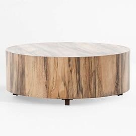 Dillon Spalted Wood Round Coffee Table