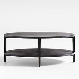 Clairemont Ebonized Oak Round Coffee Table