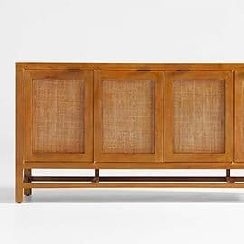 Blake Teak and Rattan Media Console