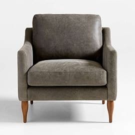 Jacques Leather Accent Chair