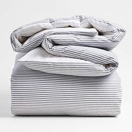 Oxford Shirting Organic Cotton Duvet Cover