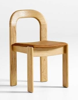 Treviso Natural Leather Dining Side Chair