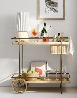 bar carts & cabinets