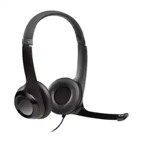 Wired Headset for PC Laptop, Stereo Headphones with Noise Cancelling Microphone