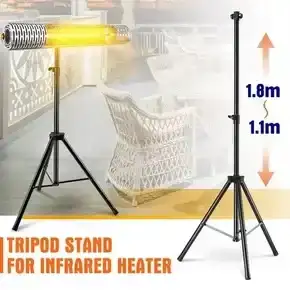 Heavy Duty Adjustable Tripod Stand for Maxkon Outdoor Infrared Heaters 