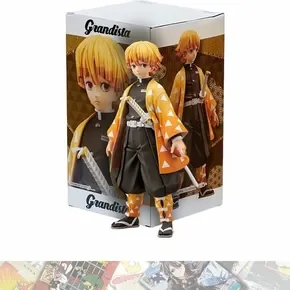 Official Demon Slayer Zenitsu Agatsuma 24cm Grandista Figurine Action Figure Anime Merchandise Collectible