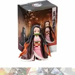 Official Demon Slayer Nezuko Kamado 10cm Kizuna no Sou Figurine Action Figure Anime Merchandise Collectible