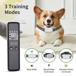 Beep Vibration Electric Rechargeable Remote distance 400M dog training Long standby 5 levels Vibration 30 Shock leves