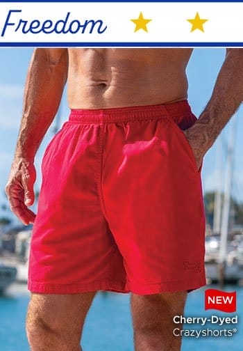 Body_Banner_CTA_Cherry Dyed Crazyshorts® Twill Shorts