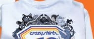 Body_Banner_Cta_Crazy Shirts 60th Anniversary - White Short Sleeve Crewneck T-Shirt