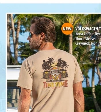 Body_Banner_Prod1_Volkswagen Tiki - Kona Coffee Dyed Short Sleeve Crewneck T-Shirt