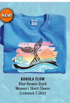 Body_Banner_Cta_Kohola Flow - Blue Hawaii Dyed Short Sleeve Crewneck T-Shirt