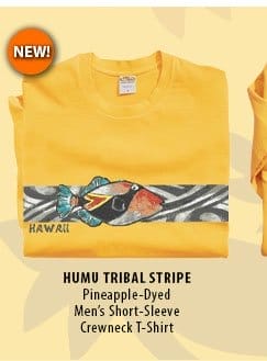 Body_Banner_Cta_Humu Tribal Stripe - Pineapple Dyed Short Sleeve Crewneck T-Shirt