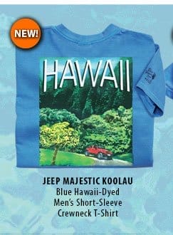 Body_Banner_Cta_Jeep Majestic Koolau - Blue Hawaii Dyed Short Sleeve Crewneck T-Shirt