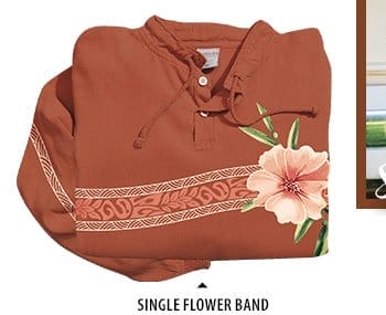 Body_Banner_Prod8_Single Flower Band - Cinnamon Dyed Long Sleeve Lightweight Pullover