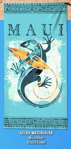 Body_Banner_Cta_Gecko Watercolor - Microfiber Beach Towel