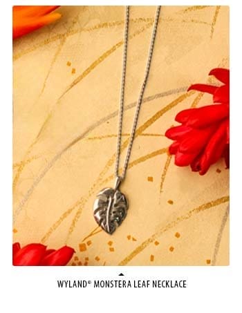 Body_Banner_Prod2_Wyland® Monstera Leaf - Necklace