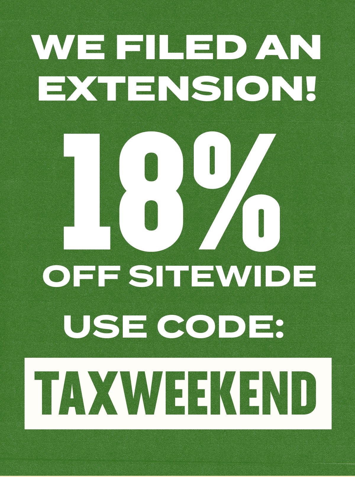 BODY-BLOCK2A | TAX WEEKEND SALE USE CODE TAXWEEKEND