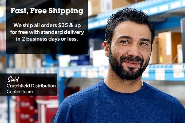 Fast, Free Shipping