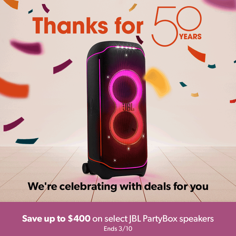 Thanks for 50 years! We're celebrating with deals on our popular brands.