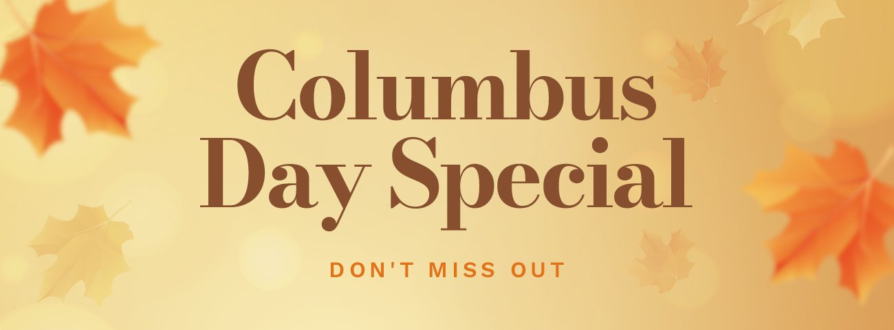 Columbus Day Sale on Personalized Awards and Gifts!