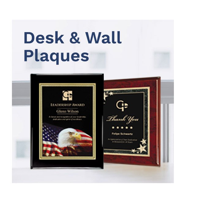 Desk & Wall Plaques