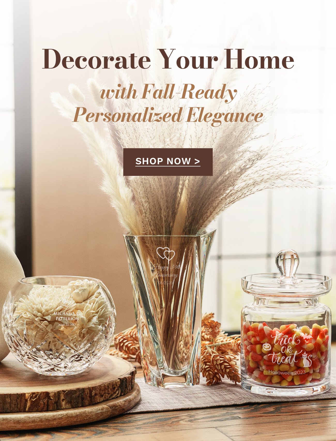 Decorate Your Home with Fall-Ready Personalized Elegance