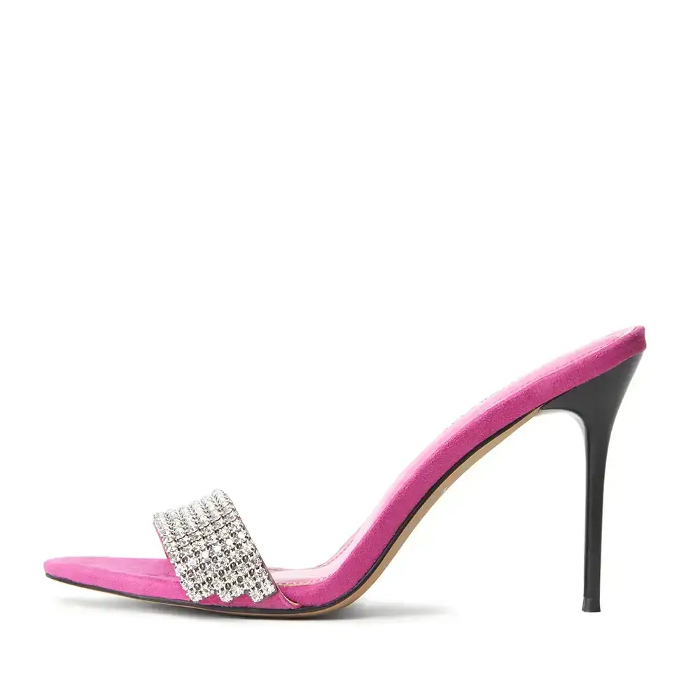 Image of Nadine Fuchsia Crystal Mules