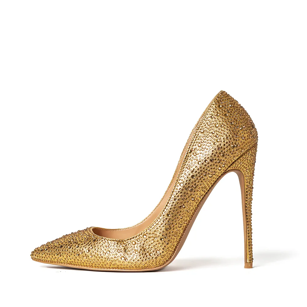 Image of Snoh Gold Crystal Pumps