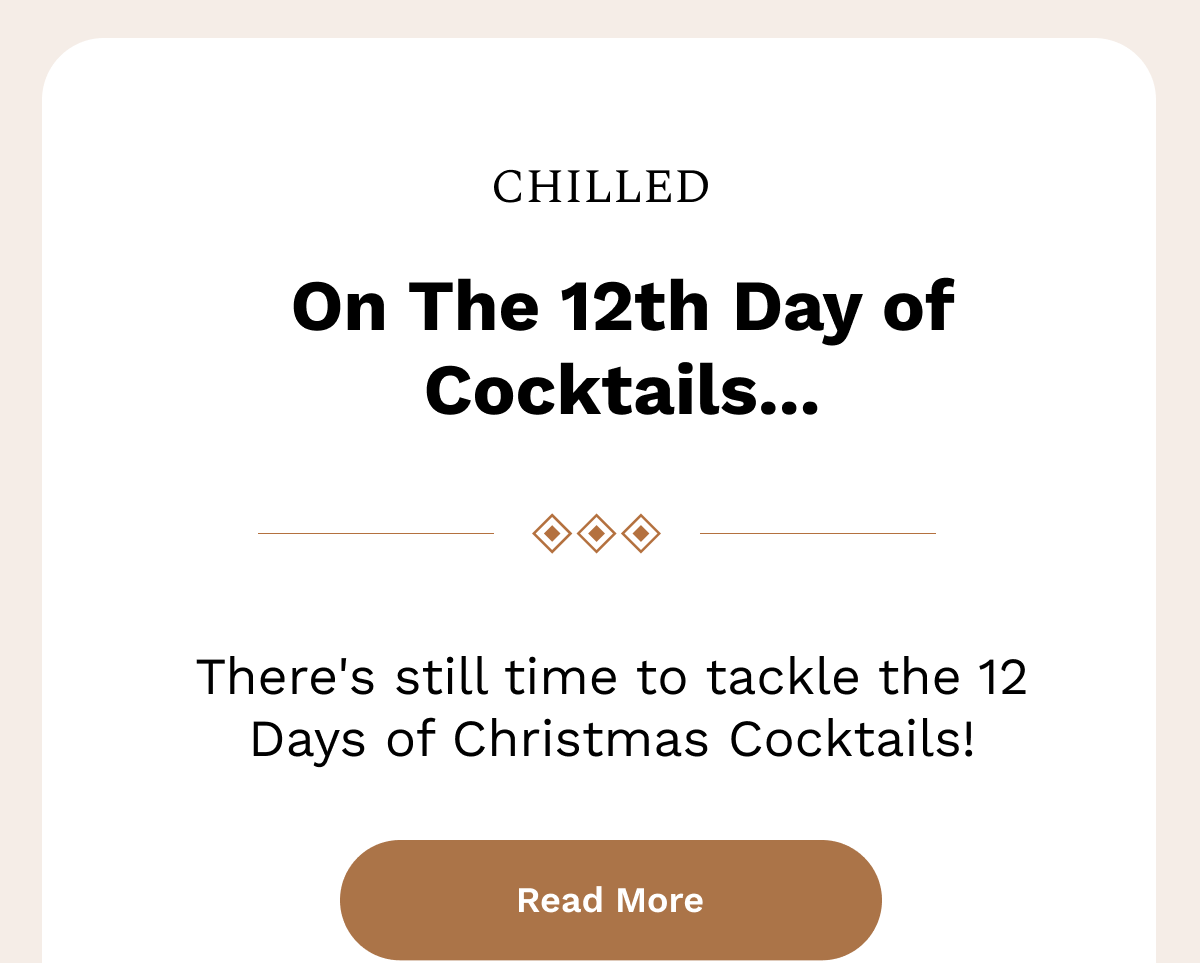 12 Days of Cocktails