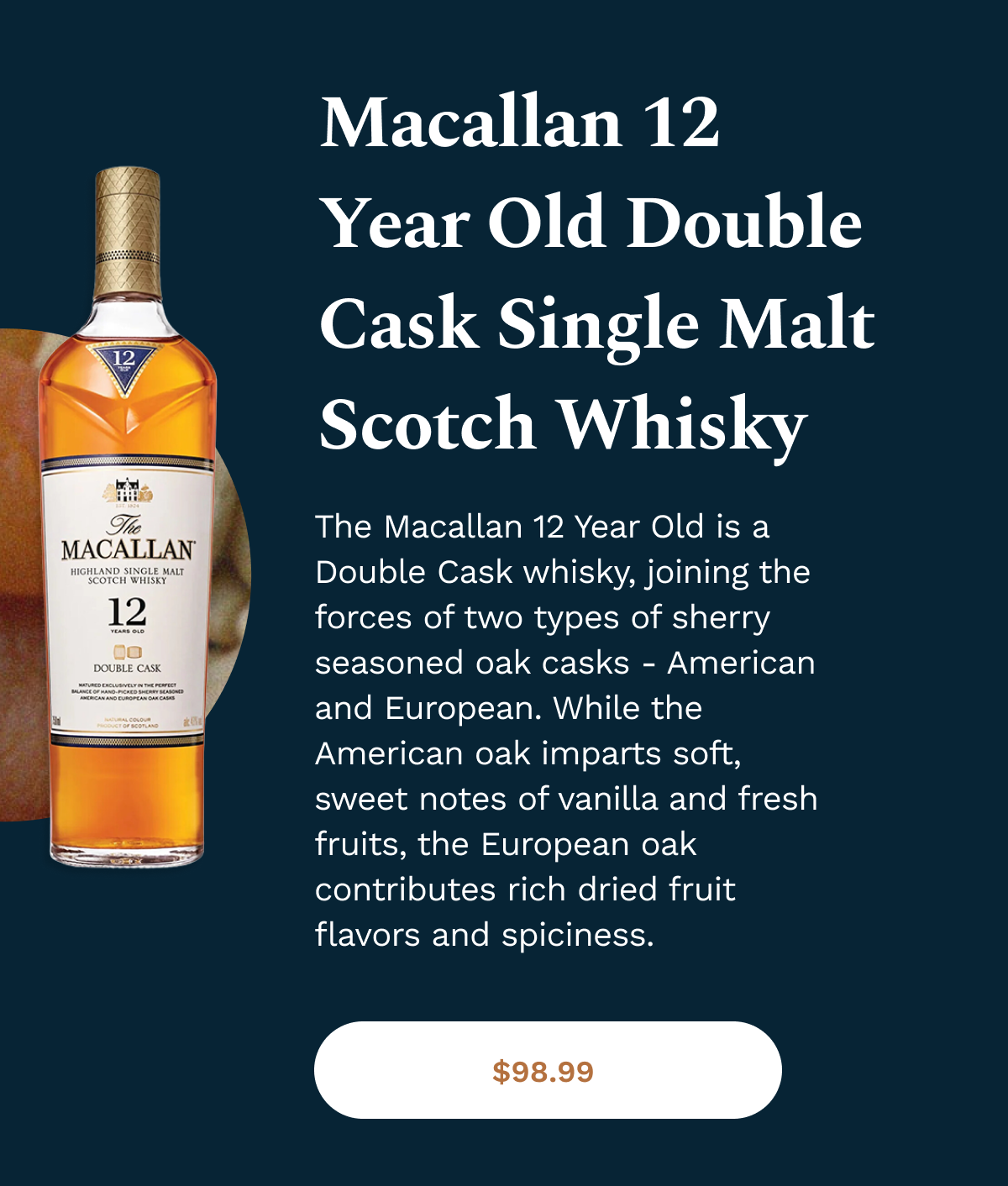 Macallan 12 Year Old Double Cask Single Malt Scotch Whisky