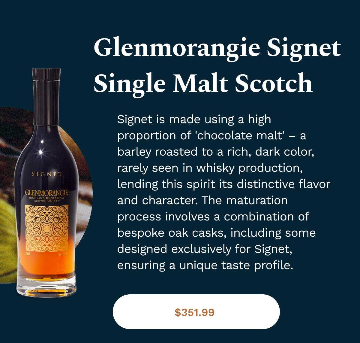 Glenmorangie Signet Single Malt Scotch