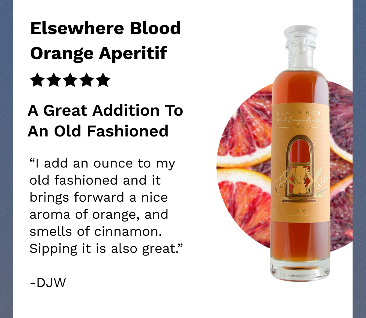 Elsewhere Blood Orange Aperitif