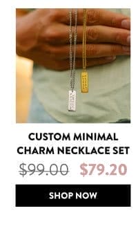 Custom Minimal Charm Necklace