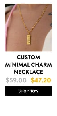 Custom Minimal Charm Necklace